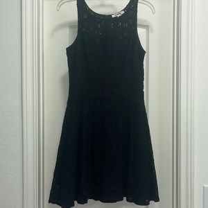 Black lace dress